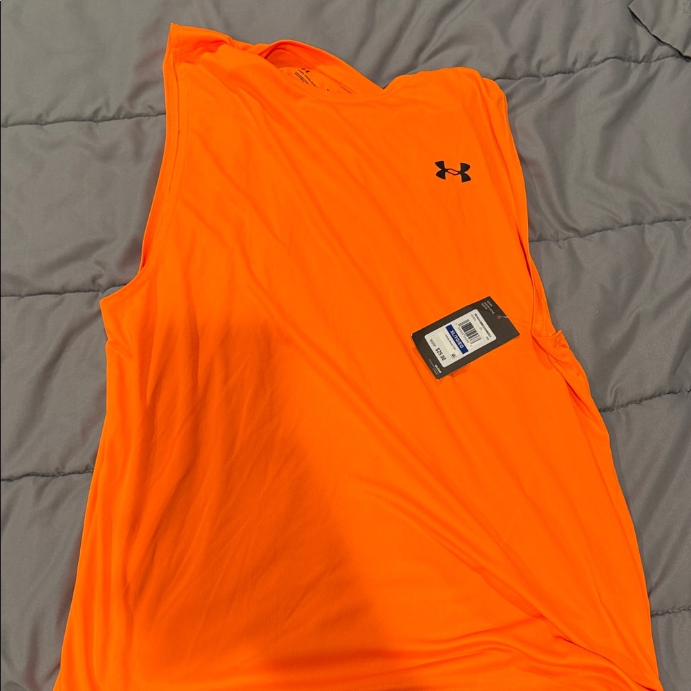 Under Armour Vibrant Orange Athletic Tank